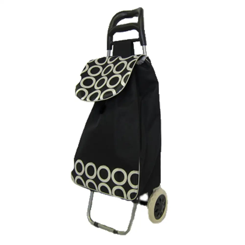 Shopping Bag on Wheels  Asst. Colors 12" x 21" x 8"