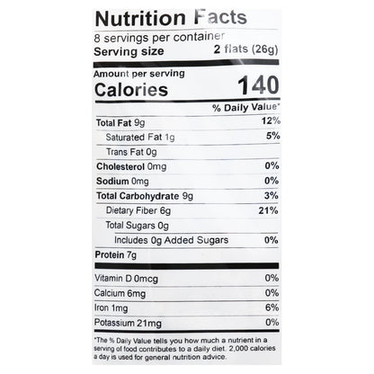 Ella's Flats Crisp All Seed Caraway - 4.8 Oz, Pack of 6