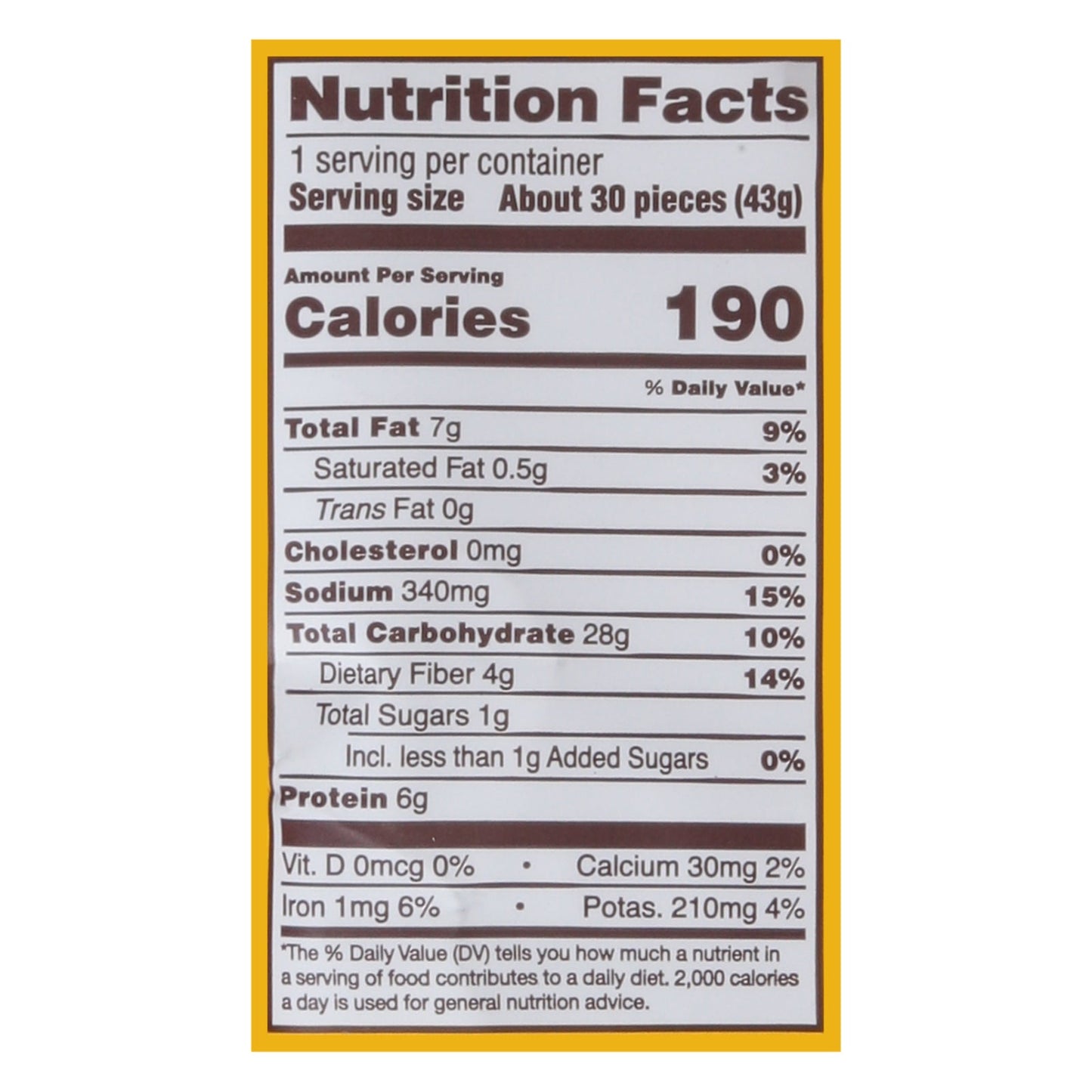 Hippeas White Cheddar Chickpea Puffs - Pack of Six 1.5 oz Bags