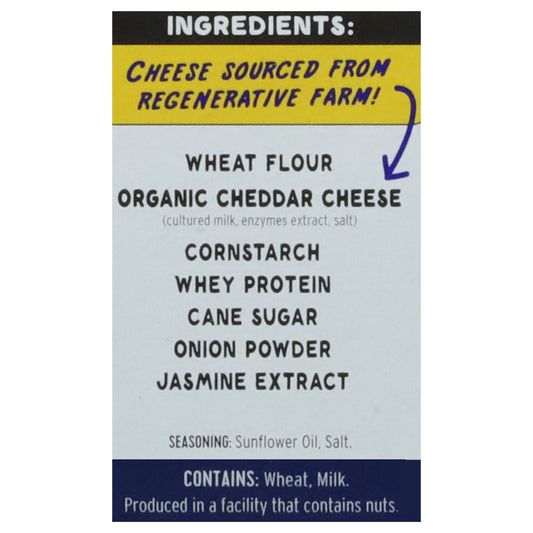 Cheddies Organic Cheddar Classic Sea Salt Crackers 4.2oz (Case of 6)