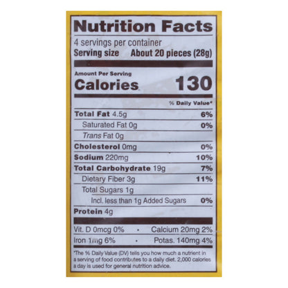 Hippeas White Cheddar Chickpea Puffs - 4 oz. x 12