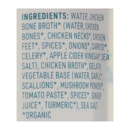 Bare Bones Broth Organic Chicken Bone Broth, 16 fl oz, Case of 8
