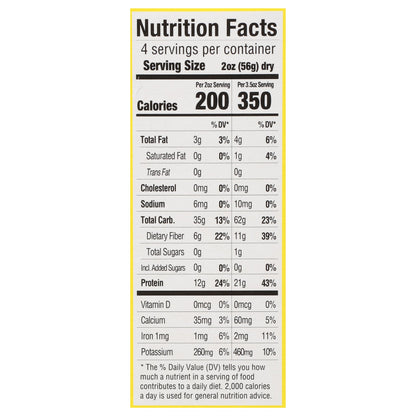 Brami Semo Lupini Penne Pasta: Gluten-Free, Plant-Based, and Rich in Protein (8 oz, Pack of 8)