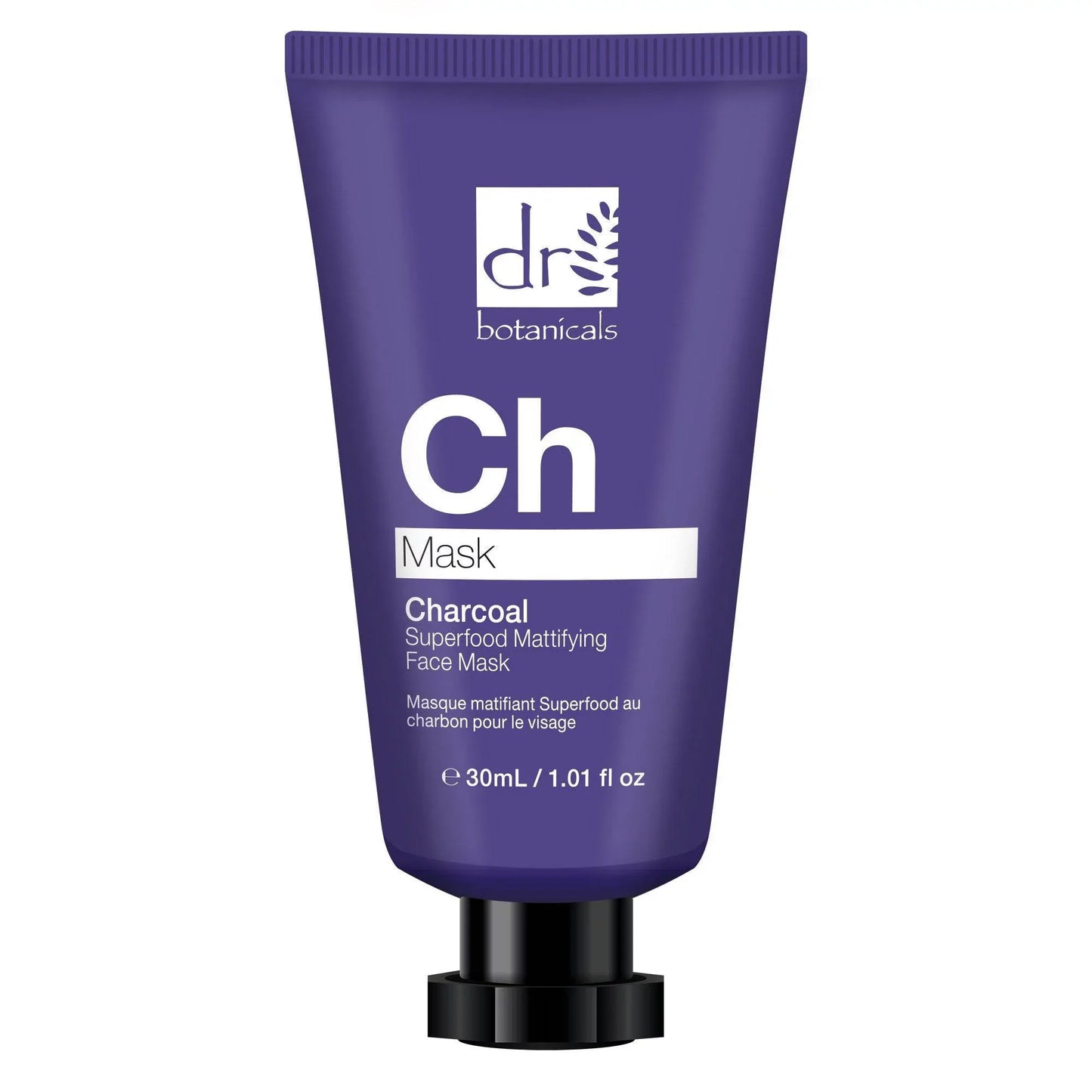 Doctor Botanicals Charcoal Detoxifying Face Mask, 1.01 Fl Oz