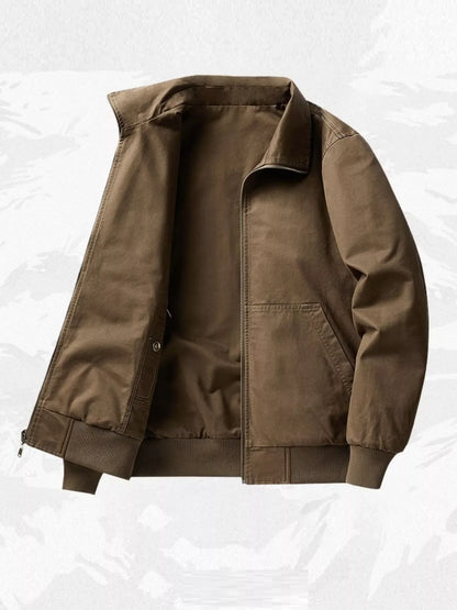 Men's Plus Size Casual Zip Up Jacket