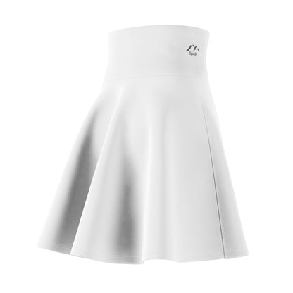 SK-084WT-24  Women's Sport Casual Wear Skater Skirt White