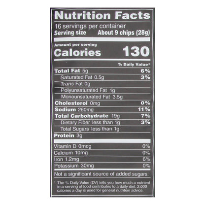 Stacy's Simply Naked Pita Chips, 16 Oz Bag (Pack of 6)