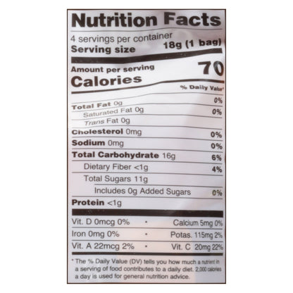 Crispy Green Crispy Mangos - Case of 8 - 4 Pack of 2.54 oz.