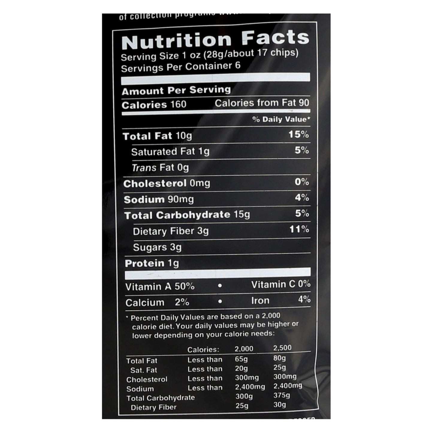 Terra Sweet Potato Chips, Sea Salt, 5 oz Bag, Case of 12