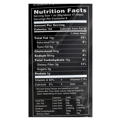 Terra Sweet Potato Chips, Sea Salt, 5 oz Bag, Case of 12
