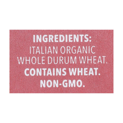 Delallo Organic Whole Wheat Number 65 Orzo Pasta, 16 oz.  (Case of 12)
