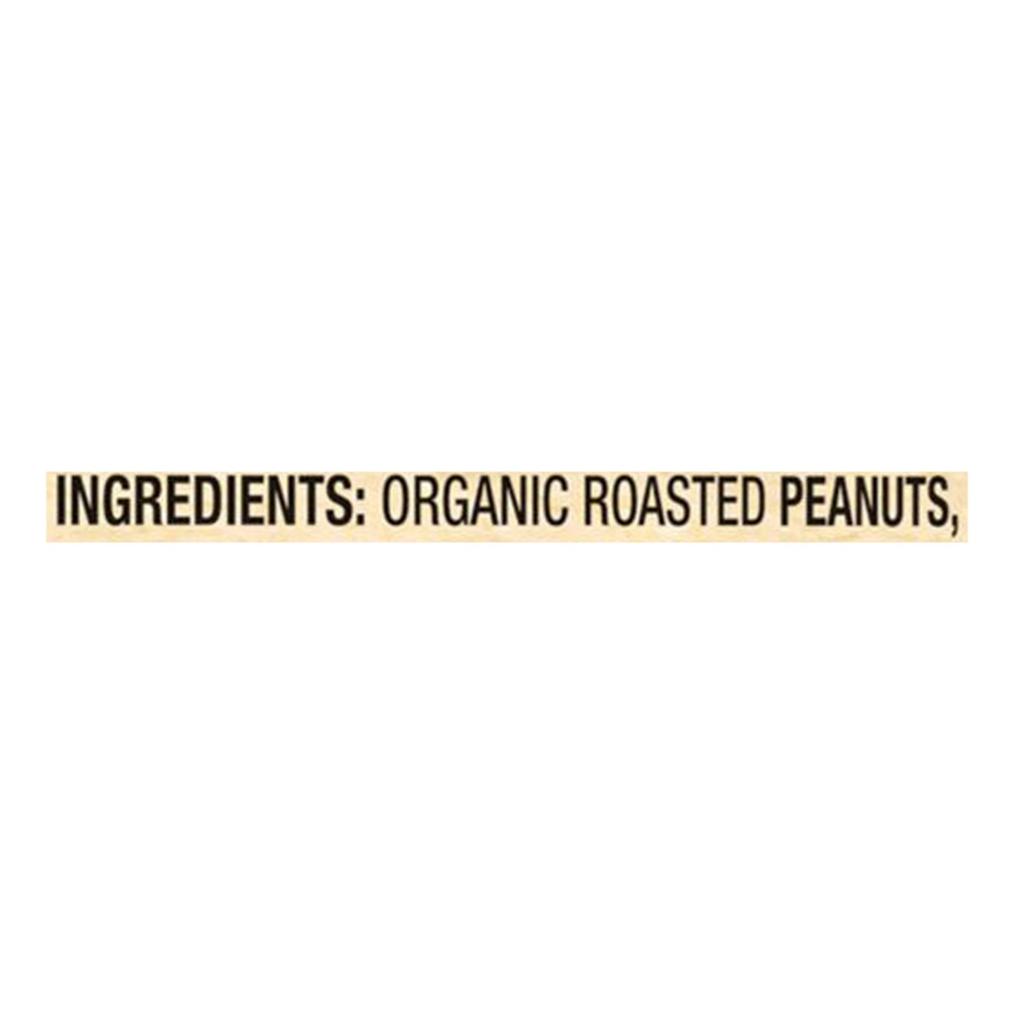 Santa Cruz Organic Dark Roast Creamy Peanut Butter - 26 oz, Case of 6