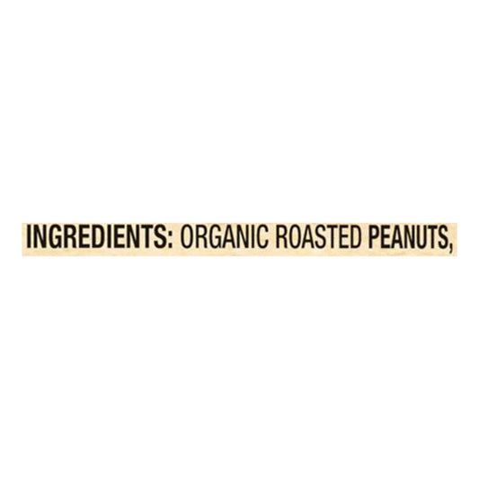 Santa Cruz Organic Dark Roast Creamy Peanut Butter - 26 oz, Case of 6