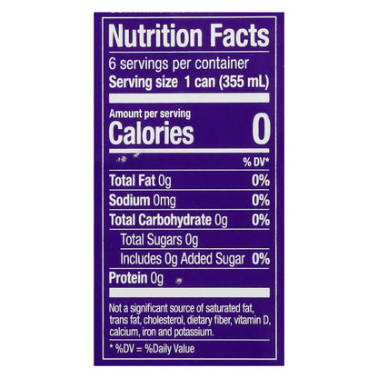 Zevia Grape Zero Calorie Soda, 12 Fl Oz Cans (Pack of 4 six packs)