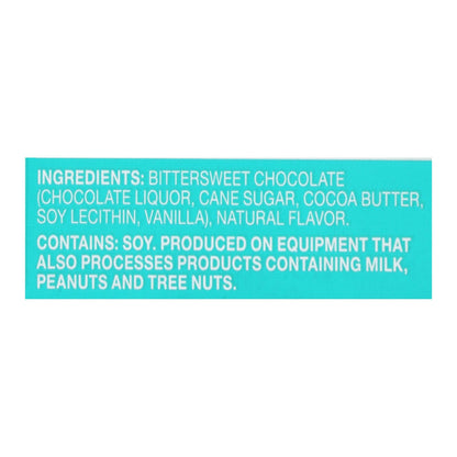 Endangered Species Natural Chocolate Bar - Dark Chocolate with 72% Cocoa - Forest Mint - 3 Oz. Bars - Case of 12 - 12 Bars per Pack