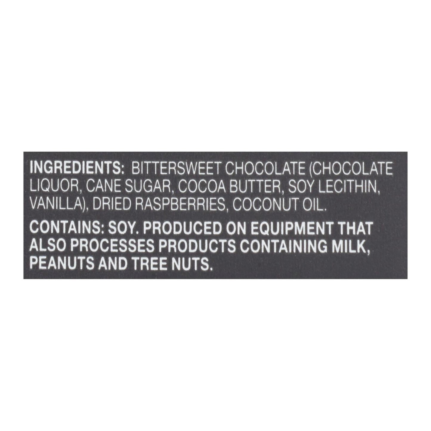 Endangered Species Natural Chocolate Bars - 72% Dark Cocoa, Raspberries - 3 Oz Bars, Case of 12