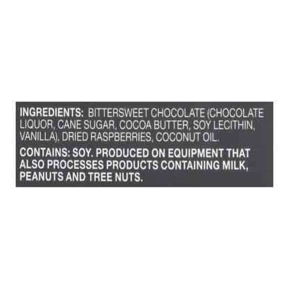 Endangered Species Natural Chocolate Bars - 72% Dark Cocoa, Raspberries - 3 Oz Bars, Case of 12