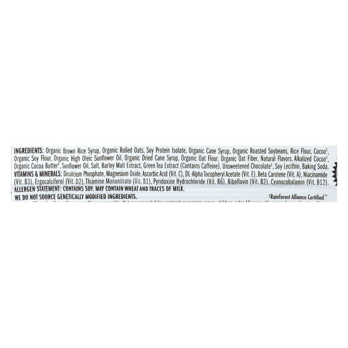 Clif Bar Organic Cool Mint Chocolate Energy Bar, 2.4 oz, Pack of 12