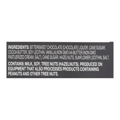 Endangered Species Natural Chocolate Bars - 72% Dark Chocolate With Hazelnut Toffee - 3 Oz Bars - Case Of 12