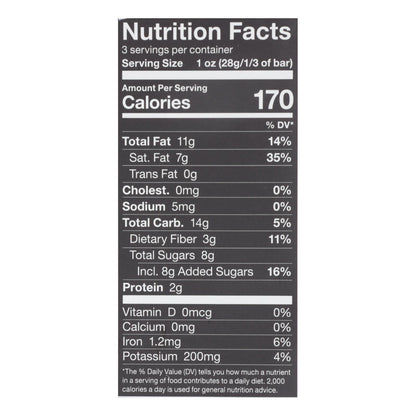 Endangered Species Natural Chocolate Bars - 72% Dark Chocolate With Hazelnut Toffee - 3 Oz Bars - Case Of 12
