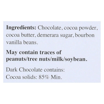 Lindt Chocolate Bar Extra Dark 85% Cocoa - 3.5 Oz Bar - Case of 12