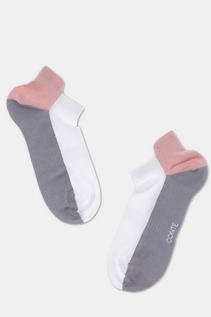 Cotton Ankle Socks Conte Active - With a "Tongue" 393