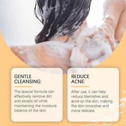 OUHOE Clean The Body Soap, Deeply Clean The Skin Moisturizing Soap Fragrance Rich Foam Body Care