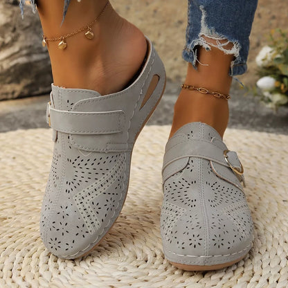 Casual Buckle Slip-Ons