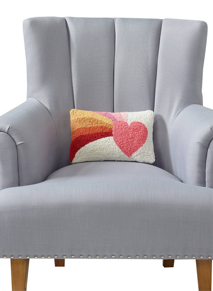 Shooting Heart Hook Pillow