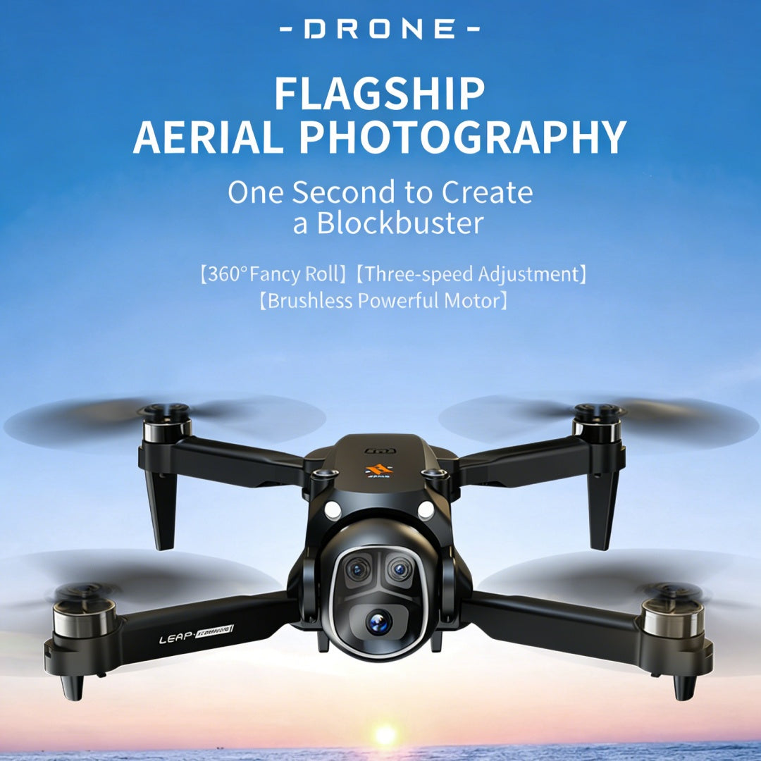 X5-2.8-inch Screen Control - Dual Electric Drone--black