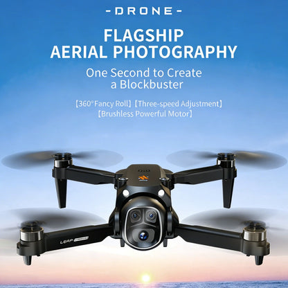 X5-2.8-inch Screen Control - Dual Electric Drone--black