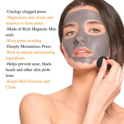 EELHOE Blackhead Removal Mask Cleanses Blackheads, Lighens Pimples, Tighteners Pores And Controls Oil Smear Mask