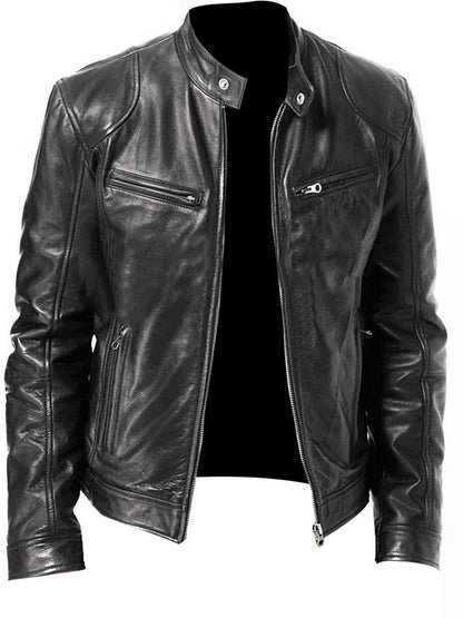 Men's Full Size Zip Up Long Sleeve Jacket Plus Size