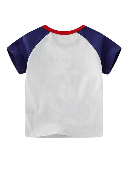Children's Raglan Sleeve Casual T-Shirt