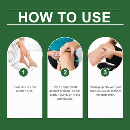 West&Month Herbal Compost Oil, Massage Moisturizing Joint Massage Essential Oil Daily Joint Care Essential Oil