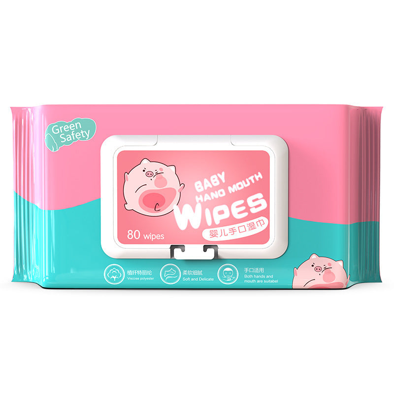 Wet Wipes For Newborn Infants 80 Drawstring Cover