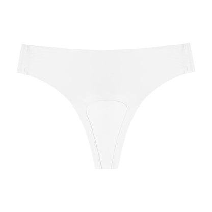 Plus-size Ice-silk Seamless Womens Sports Yoga Panties