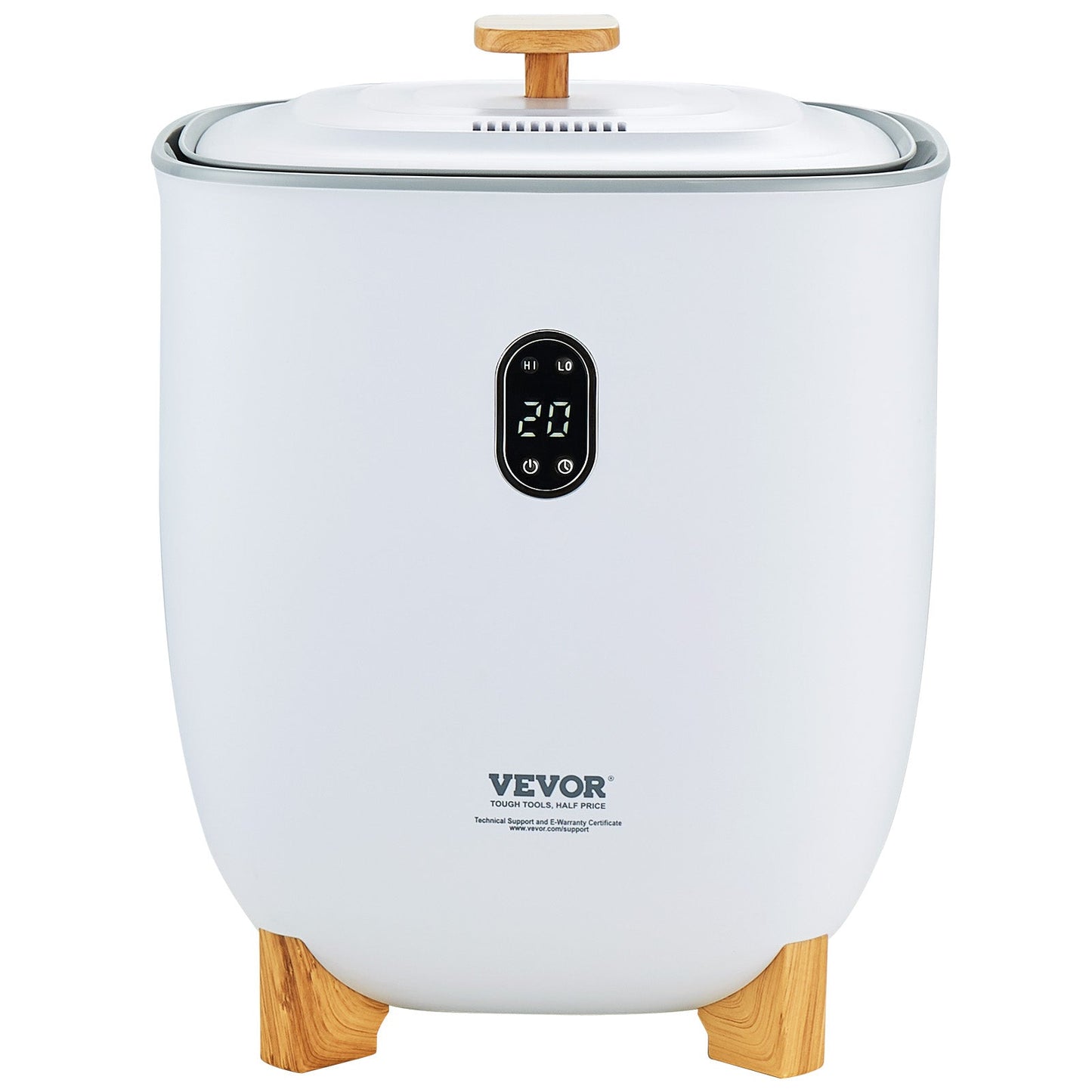 VEVOR Towel Warmer 25L, Towel Warmer Bucket With 2 Heating Modes,  Auto Shut Off, Bottom Heating Columns, LED Screen, Large Towel Warmer For Bathroom, Spa, Bathrobe, Blanket & Pajama