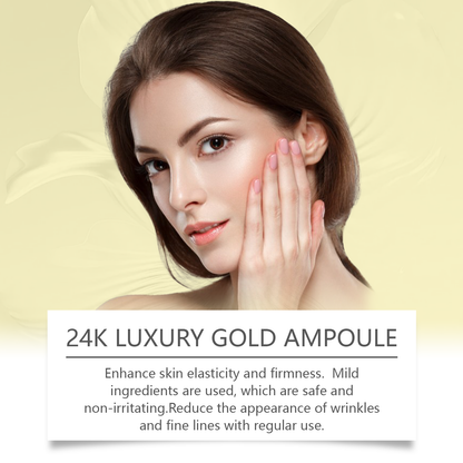 West&Month 24k Gold Skin Care Essence, Hyaluronic Acid Essence Gently Nourishes And Moisturizes Facial Skin