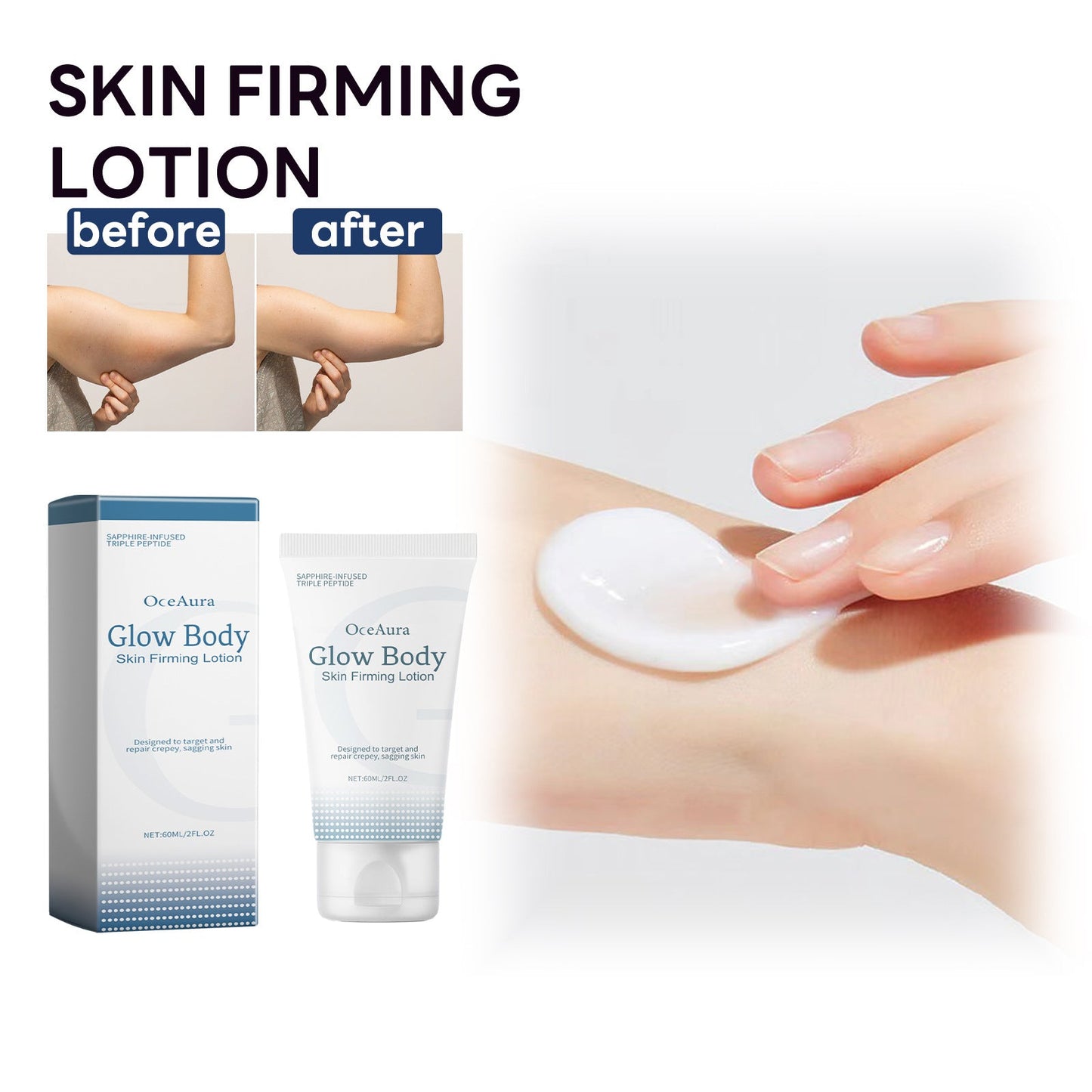 OceAura Body Care Lotion Moisturizes The Skin, Makes It Smooth And Gentle, And Provides Tender And Moisturizing Care