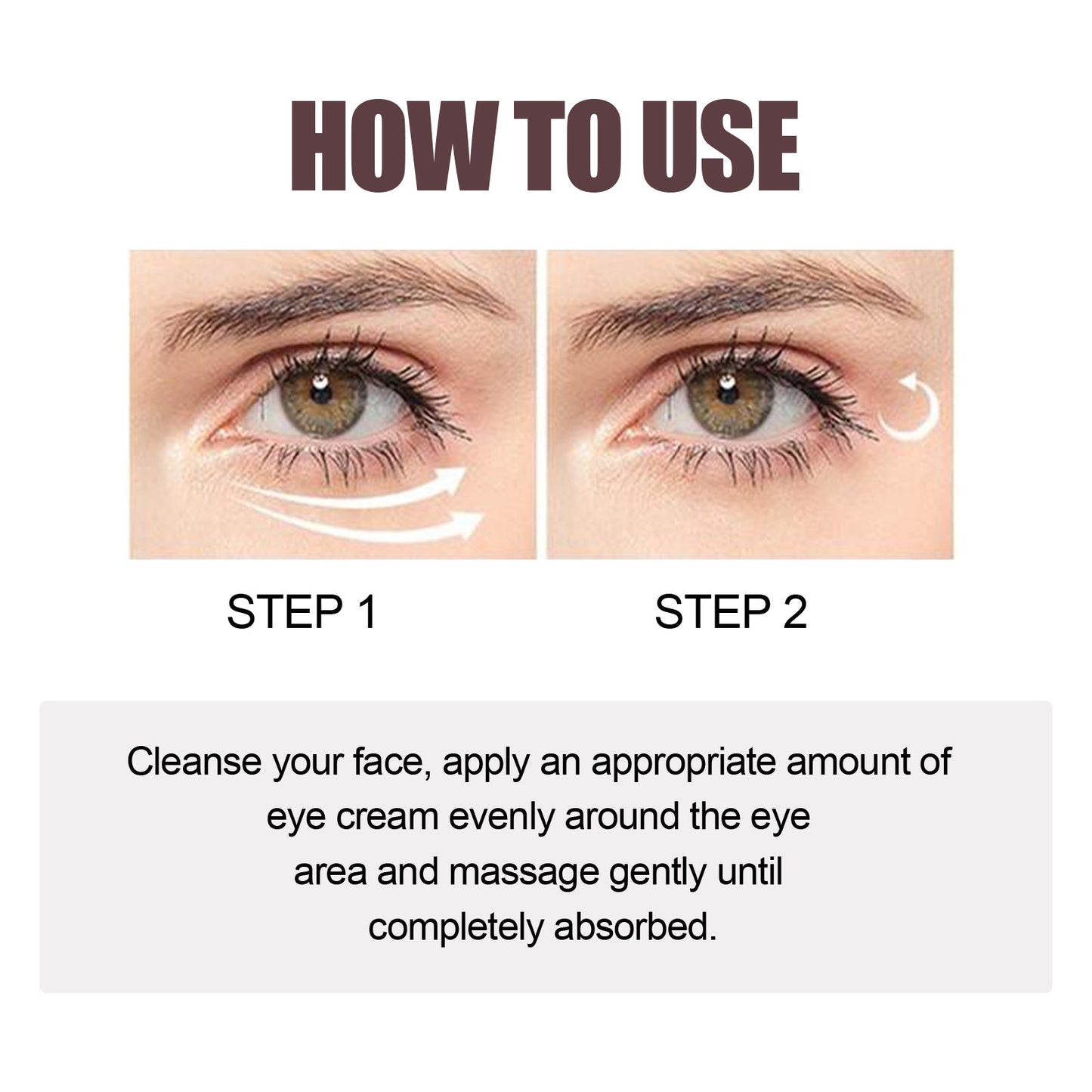 Hoygi Retinol Repair Eye Cream, Reduce Wrinkles Fine Lines Bags Dark Circles Brightening Skin Anti-Wrinkle Repair Eye Cream