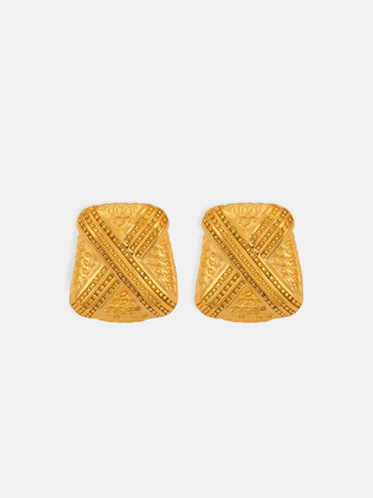 Titanium Steel Geometric Shape Earrings