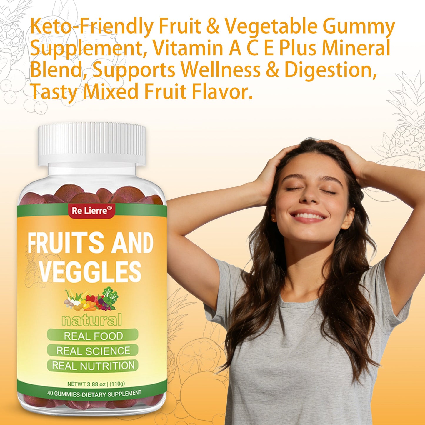 Ketogenic Diet Fruit And Vegetable Gummies