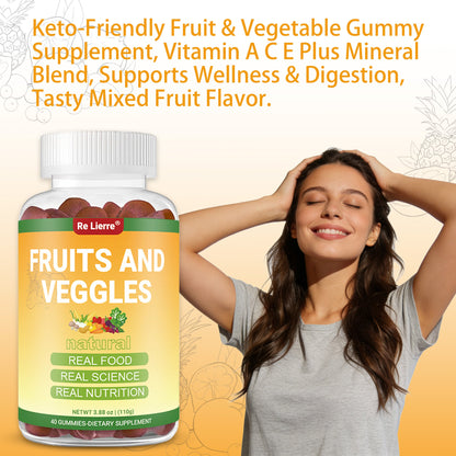 Ketogenic Diet Fruit And Vegetable Gummies