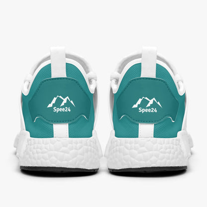 SHO-12GN-24 Teal Green Lightweight Athletic Sneakers for Women Breathable Running Shoes Comfortable Mesh Knit Shoes Casual Walking Sneakers
