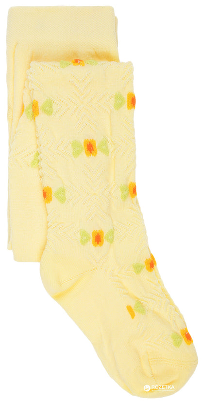 Conte-Kids Bravo #7С-44СП(216) - Cotton Tights For Girls 0/12m.-12/24m.