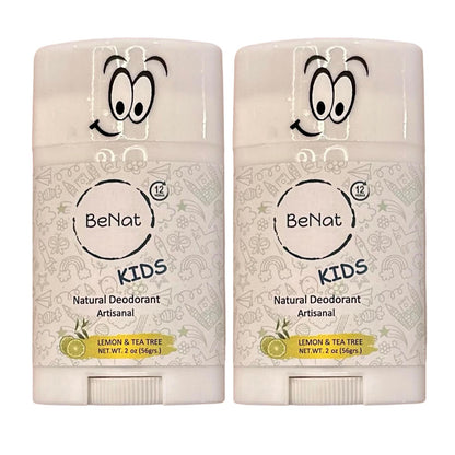2-Pack all-Natural Deodorants for Kids & Teens