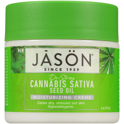 Jason Natural Products - Moisturizing Cannabis Sativa Cream - 4 Oz