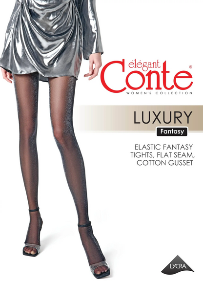 Conte Luxury 30 Den - Fantasy Women's Tights with a Shiny Lurex (22С-138СП)