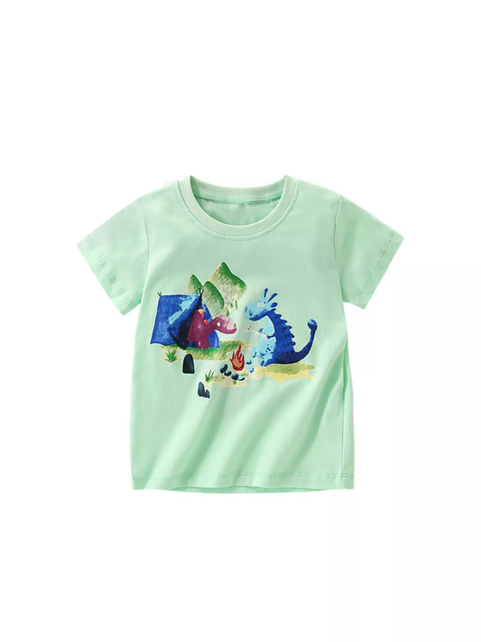 Children's Graphic Round Neck Tee